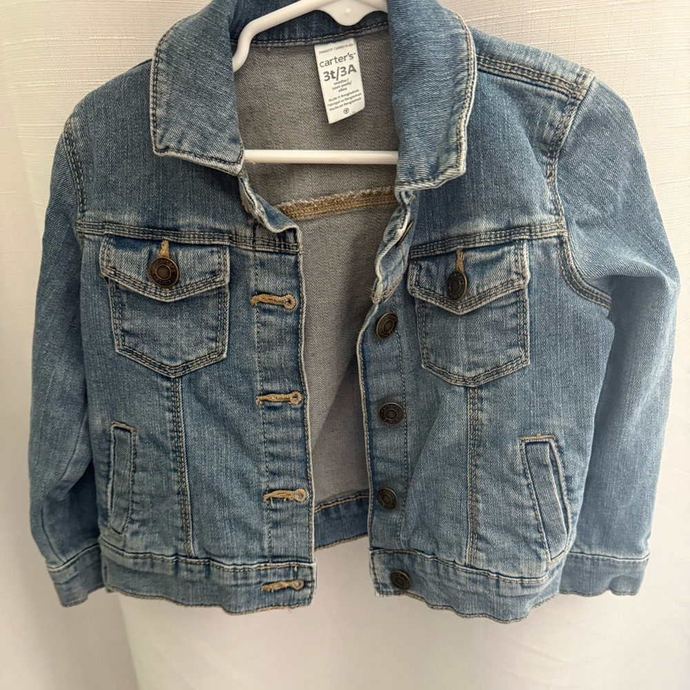 Carter's Light Blue Kids Jean Jacket